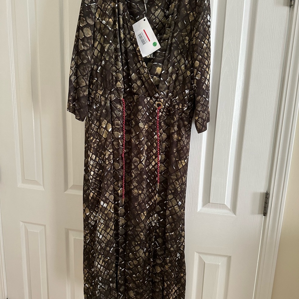 Atos Lombardini long dress. Made in Italy.